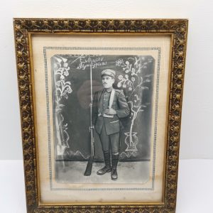 Φωτογραφία στρατιώτη "Ευθύμιον Φιλαδέλφειας" εποχής 1920