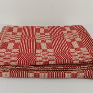 Υφαντό στρωσίδι κρεβατιού, μαλλί-βαμβάκι εποχής 1900