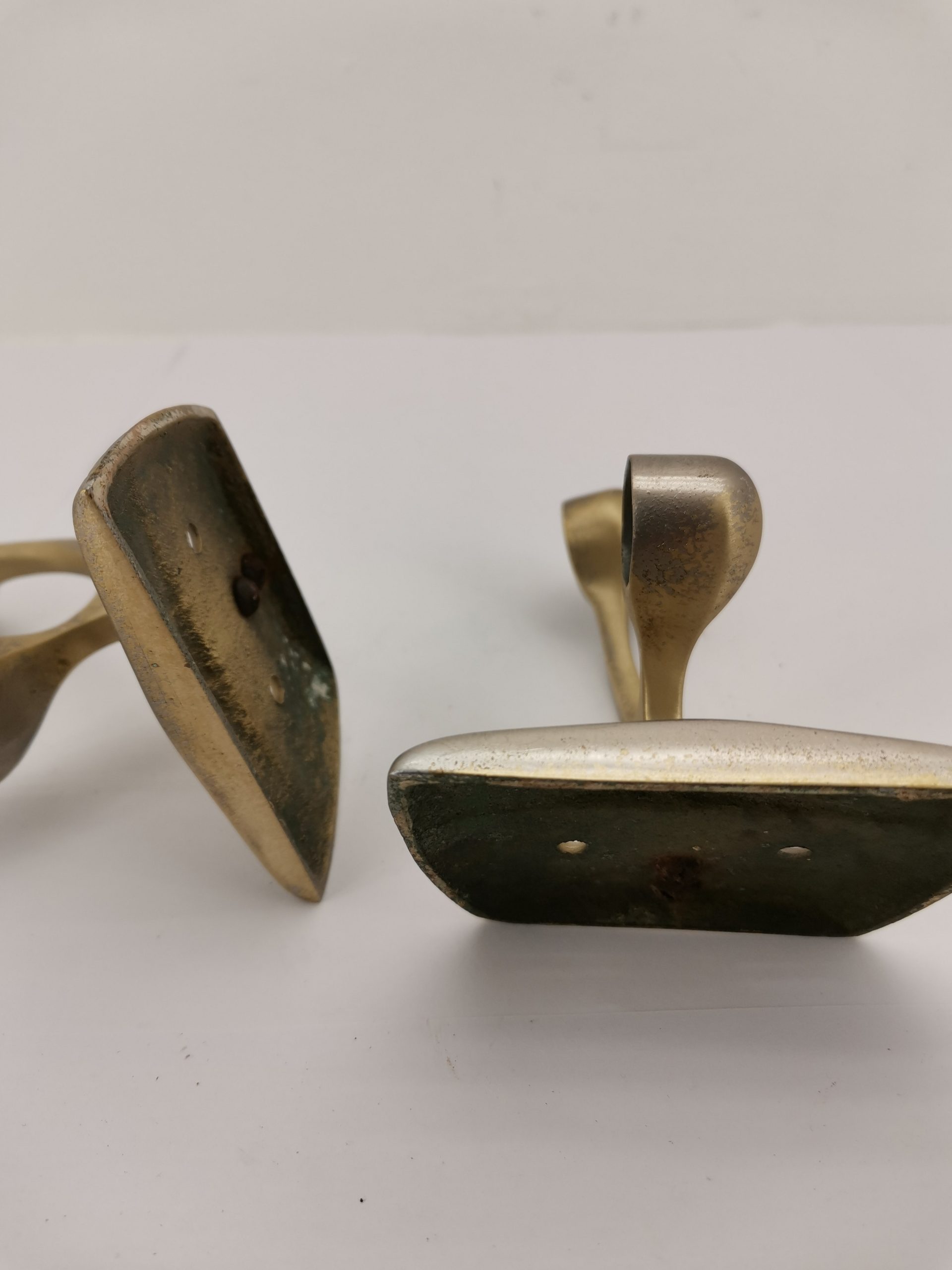 Κρεμάστρα μπάνιου μπρούτζινη διπλή για πετσέτα - Image 4